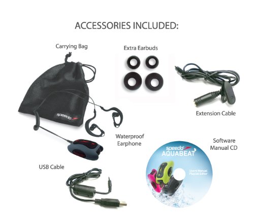 Speedo Aquabeat LZR Racer 2GB Waterproof MP3 Player ( Speedo Player ) รูปที่ 6