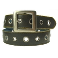 New Distressed Leather Grommet Hole Belt L 38 40 