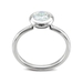 รูปย่อ 14k White Gold Solitaire Bridal Natural Diamond Engagement Ring (G, SI2, 0.33 cttw)-Certificate of Authenticity รูปที่3