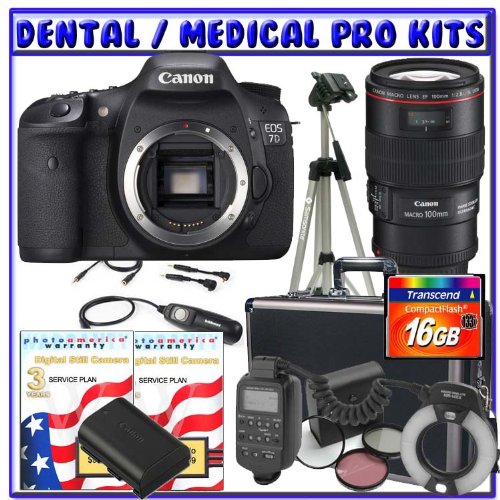 Review Canon EOS 7D 18Megapixel SLR Digital Camera + Willoughby's Dental/Medical Accessory Package รูปที่ 1