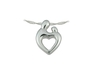 รูปย่อ Small Sterling Silver Mother and Child® Pendant by Janel Russell รูปที่1