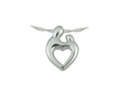 Small Sterling Silver Mother and Child® Pendant by Janel Russell