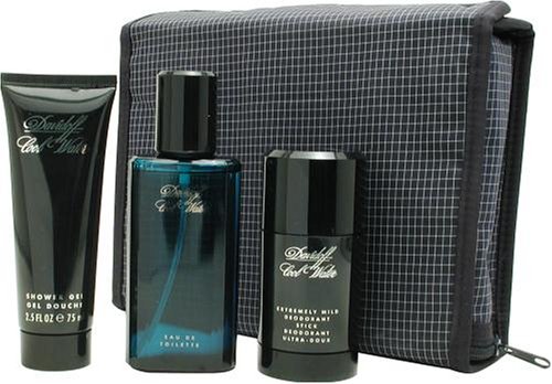 Cool Water By Davidoff For Men. Set-edt Spray 2.5 Ounces & Deodorant Stick 2.5 Ounces & Shower Gel 2.5 Ounces & Travel Bag ( Men's Fragance Set) รูปที่ 1