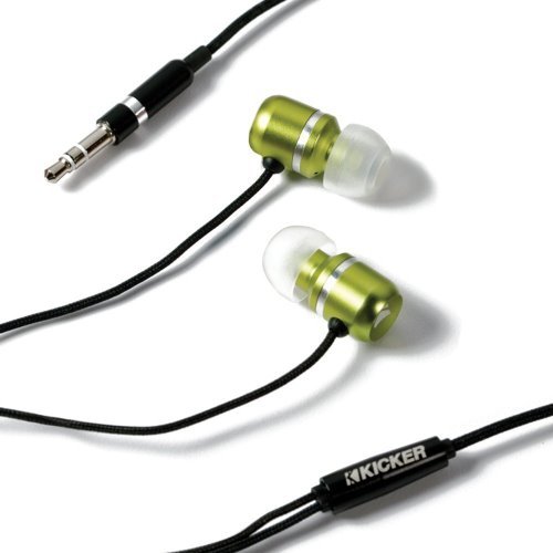 Kicker EB101 Premium Noise Isolation Ear Buds (Green) ( Kicker Ear Bud Headphone ) รูปที่ 1