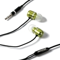 Kicker EB101 Premium Noise Isolation Ear Buds (Green) ( Kicker Ear Bud Headphone )