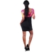 รูปย่อ Sexy Short Dress With Magenta Bust & Black Bottom ( Night out Dress ) รูปที่2