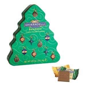 Ghirardelli Chocolate Green Tree Gift Tin, 9.57 oz. ( Ghirardelli Chocolate Gifts ) รูปที่ 1