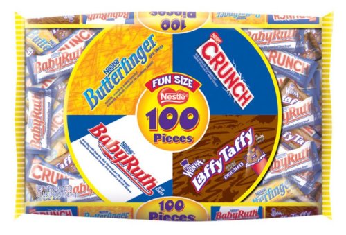 Nestle Halloween Assorted - Butterfinger, Baby Ruth, Crunch Chocolate, 56-Ounce Bags (Pack of 2) ( Nestle Chocolate ) รูปที่ 1