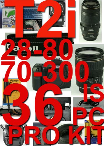 Review Canon EOS Digital Rebel T2I / 550D With 28-80mm and 75-300mm 36 Piece Pro kit +++ รูปที่ 1