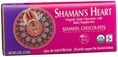 Shaman Chocolates Organic Dark Chocolate Heart Bar, Ruby Raspberry, 2-Ounce Bars (Pack of 6) ( Shaman Chocolate )