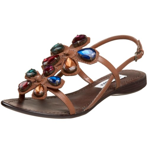 Steve Madden Women's Angelyna Jeweled Sandal ( Ankle Strap Sandal ) รูปที่ 1