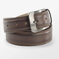 Finest Calfskin Leather With Double Stitched Edges Belt (leather belt )
