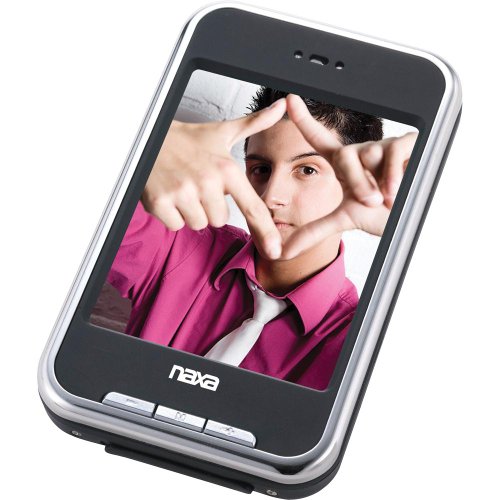 Naxa Portable Media Player with 2.8-Inch Touch Screen, Built-in 4 GB, Spk, FM, Camera, and Built-in SD Card Slot ( Naxa Player ) รูปที่ 1
