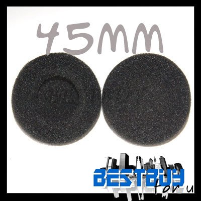 3 pairs 60mm Headphone Earphone Earbud Ear Pad earpad Foam Cover ( edelectronic electronics Ear Bud Headphone ) รูปที่ 7