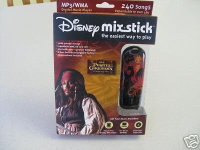Pirates of the Caribbean Disney Mix Stick MP3 Player (1GB) ( Disney Player ) รูปที่ 3