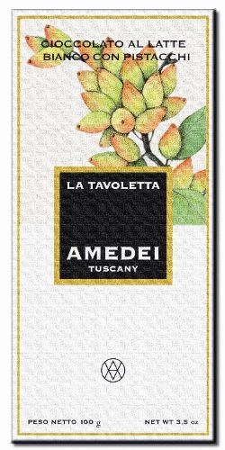 Amedei White Chocolate Bar with Pistachios ( Amedei Chocolate ) รูปที่ 1