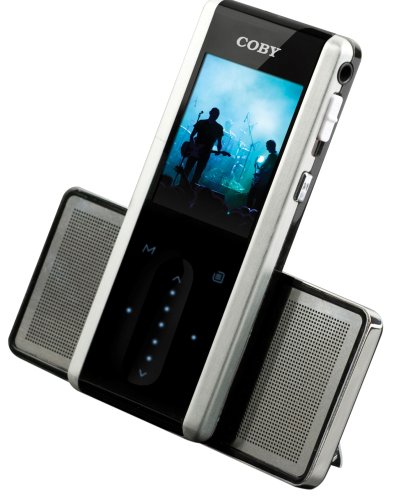 Coby 1.66 inch Video MP3 Player with Touchpad Control and Stereo Speakers 2 GB MP735-2GBLK (Black) ( Coby Player ) รูปที่ 1