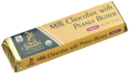 Sjaak's Organic Chocolate Bar, Milk Chocolate with Peanut Butter, 1.75-Ounce Bars (Pack of 9) ( Sjaak's Chocolate ) รูปที่ 1