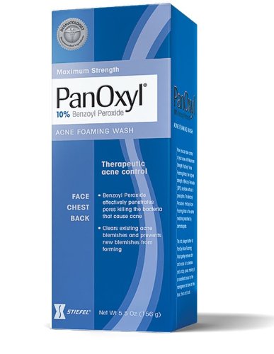 PanOxyl Acne Foaming Wash - 10% Benzoyl Peroxide, 5.5-Ounce (156 g) Tubes (Pack of 3) ( Cleansers  ) รูปที่ 1