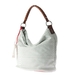 รูปย่อ Sofia C. Italian Designer Light Grey Reptile Embossed Leather Handbag รูปที่3