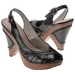 รูปย่อ Miss Sixty Women's Hana Wood Heel Slingback รูปที่1