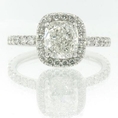 2.65ct Cushion Cut Diamond Engagement Anniversary Ring