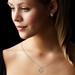รูปย่อ 10k Gold 3-stone Diamond Heart Pendant with 18" Chain (1/10 Cttw; I-J Color) ( Netaya pendant ) รูปที่4