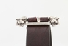 รูปย่อ Tobacco Road Rocker Style Leather Belt Tiger Snake Metal Buckle (leather belt ) รูปที่2