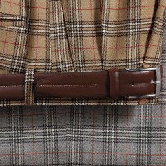 Italian Calfskin Leather Belt (leather belt ) รูปที่ 1
