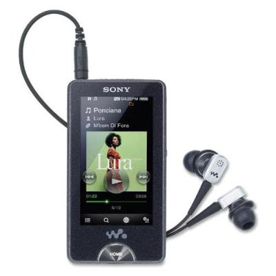 MP3 Player,w/WIFI,16GB,3 Touch Screen,2-1/8x2/5x3-7/8,BK - MP3,TOUCH SCREEN,WI-FI,16GB(sold individuall) ( Sony Player ) รูปที่ 1