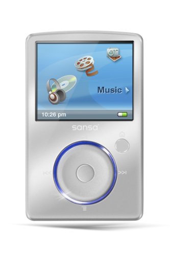 SanDisk Sansa Fuze 8 GB Video Silver (Bulk Packaging Refurbished) ( SanDisk Player ) รูปที่ 1