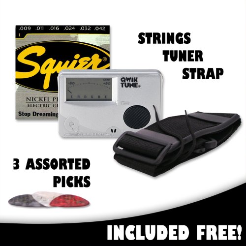 Fender Starcaster Strat Pack Electric Guitar with Amp and Accessories - Black ( Fender Starcaster guitar Kits ) ) รูปที่ 6