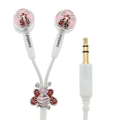 iPopperz IP-BDZ-1001 Lucky Ladybug Ear Bud ( Victory Ear Bud Headphone ) รูปที่ 1