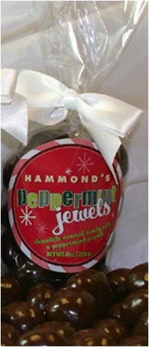 Hammonds Holiday Candy Gift Peppermint Jewels Chocolate Covered Christmas Candy 8 Ounce Bag ( Hammond's Candies Chocolate Gifts ) รูปที่ 1