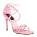 รูปย่อ 4 Inch Sexy Open Toe Shoe With Crisscross Ankle Strap Sandal Shoes Baby Pink ( Ankle Strap Sandal ) รูปที่1