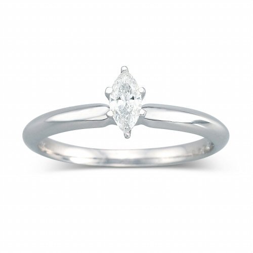 I Said Yes Diamond Marquise Solitaire Ring 1/4 CT by JCPenney - White รูปที่ 1