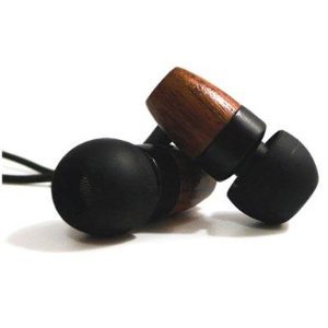 Thinksound Rain 9mm High Definition Passive Noise Isolating Wooden Headphone (Black/Chocolate) ( Thinksound Ear Bud Headphone ) รูปที่ 1