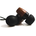 Thinksound Rain 9mm High Definition Passive Noise Isolating Wooden Headphone (Black/Chocolate) ( Thinksound Ear Bud Headphone )