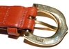 รูปย่อ Polo Ralph Lauren Mens Equestiran Leather Belt Gold (100% Leather belt ) รูปที่3