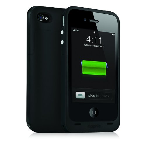 Mophie Juice Pack Plus Case and Rechargeable Battery (Black, Verizon and AT&T iPhone 4) ( Mophie Mobile ) รูปที่ 1