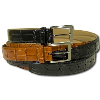 Colours Big Men's Croco Grain Dress Belt  รูปที่ 1