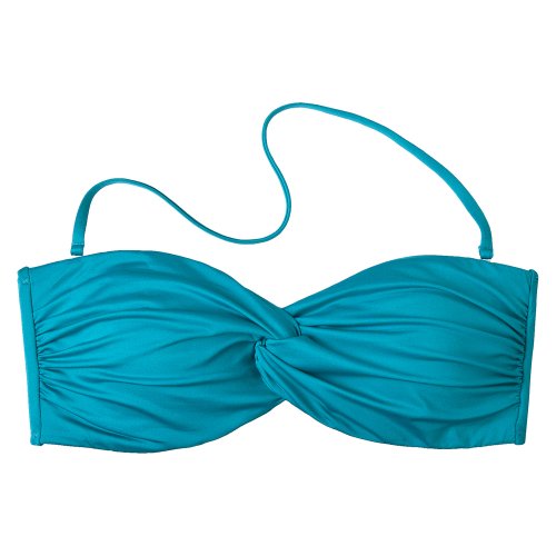 Swimsuit Mossimo® Women's Mix & Match Twist Bandeau Swim Top - Teal (Type Two Piece) รูปที่ 1