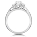 รูปย่อ 7/8ct TW Emerald & Round Diamond Engagement Ring in 14Kt Gold รูปที่3