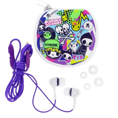 Skullcandy Smokin' Buds Headphones Tokidoki, One Size ( Skullcandy Ear Bud Headphone ) รูปที่ 4