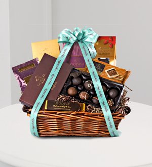 Happy Birthday Godiva® Chocolate Basket [Misc.] ( The Flower Factory Chocolate Gifts ) รูปที่ 1