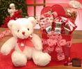 A Big Kiss For You Valentines Day Gift Basket with Teddy Bear & Chocolates - Present for Men, Women or Kids ( Gift Basket Station Chocolate Gifts )