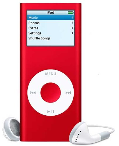 Apple iPod nano 8 GB AAC/MP3 Player Red (Product) RED (2nd Generation) ( Apple Player ) รูปที่ 1