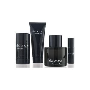 Kenneth Cole Black By Kenneth Cole for Men 4pcs Gift Set Edt Spray 3.4 Oz & Aftershave Gel 3.4 Oz & Deodorant Stick 2.6 Oz & Edt Spray .5 Oz ( Men's Fragance Set) รูปที่ 1