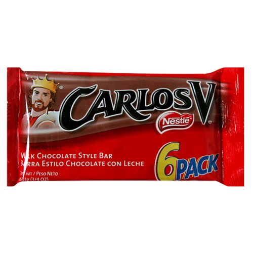 Carlos V Milk Chocolate Bars, 6-Count, 0.75-Ounce Bars (Pack of 20) ( Nestle Chocolate ) รูปที่ 1
