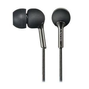 Sony MDR-EX56LP/BLK EX Style Headphones - Hybrid Silicone Type Earbuds (Black) ( Sony Ear Bud Headphone ) รูปที่ 1